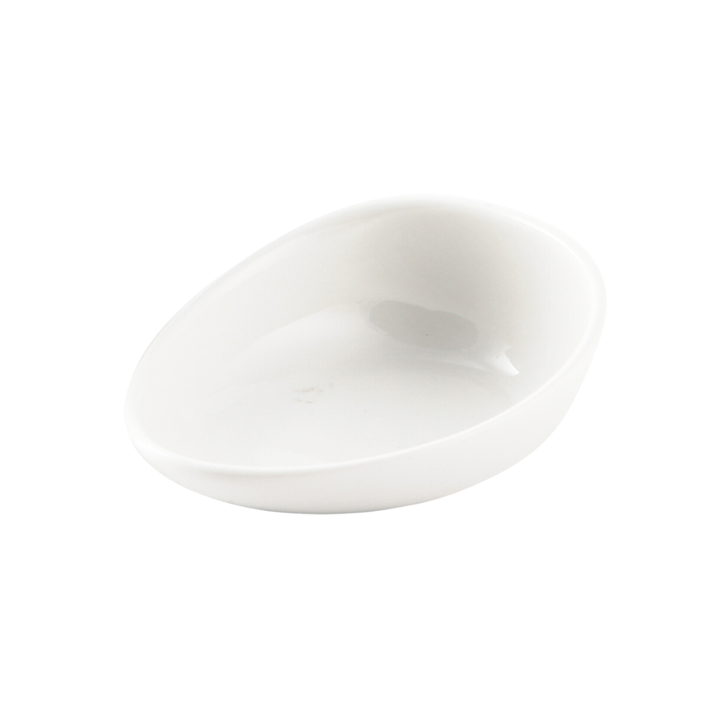 Porceletta Ivory Porcelain Small Slide Bowl 10 cm
