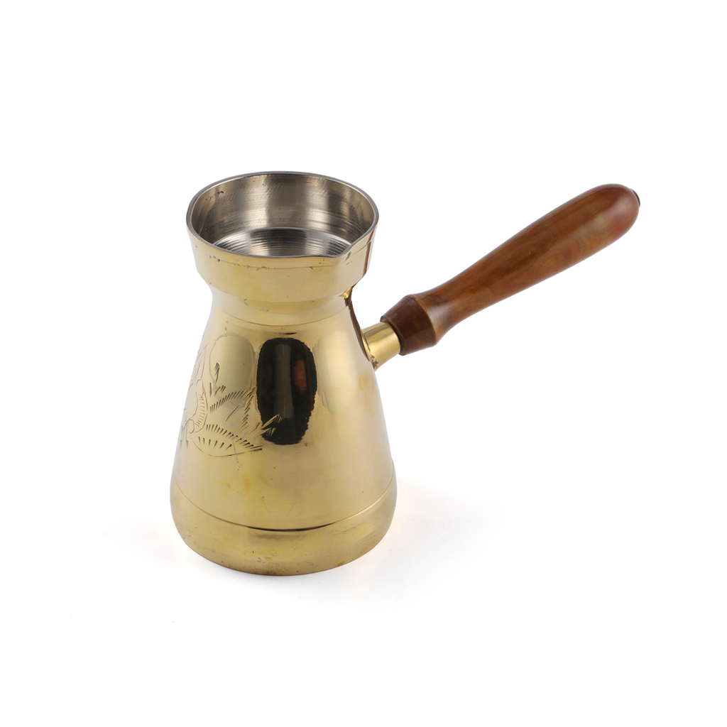Vague Copper Brass Turkish Coffee Pot 200 ml India