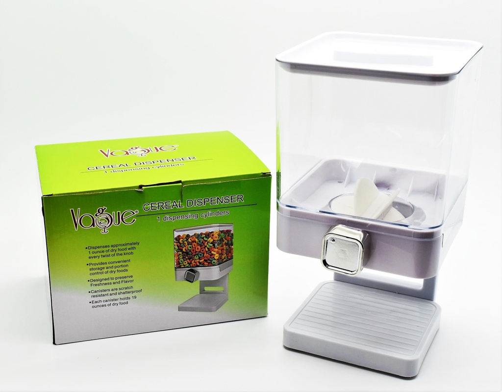 Vague Plastic Cereal Dispenser
