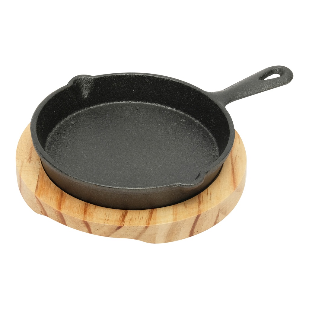 Vague Cast Iron Sizzling with Base 14 cm