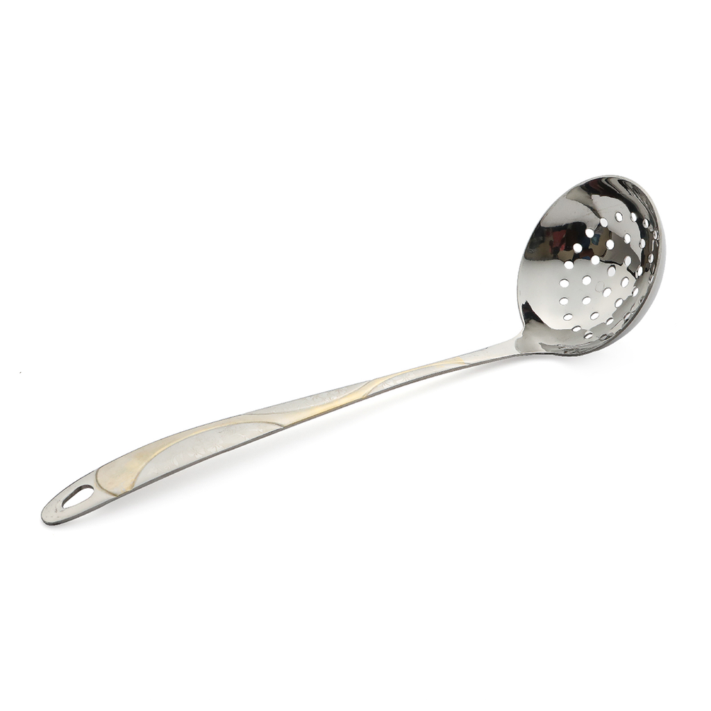 Vague Stainless Steel Ladle with Hole 25 cm