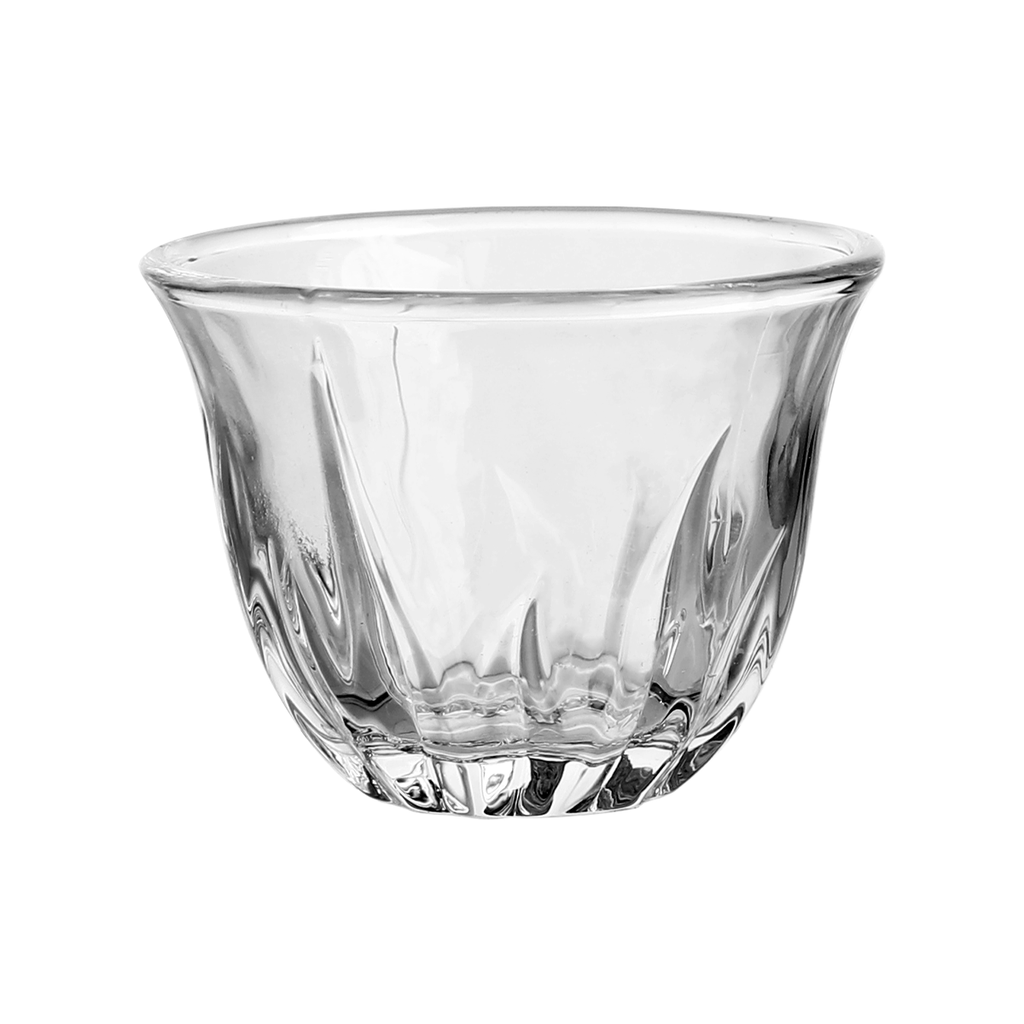 Vague 6 Pcs Glass Cawa Cup 60 ml Set - V07 Design