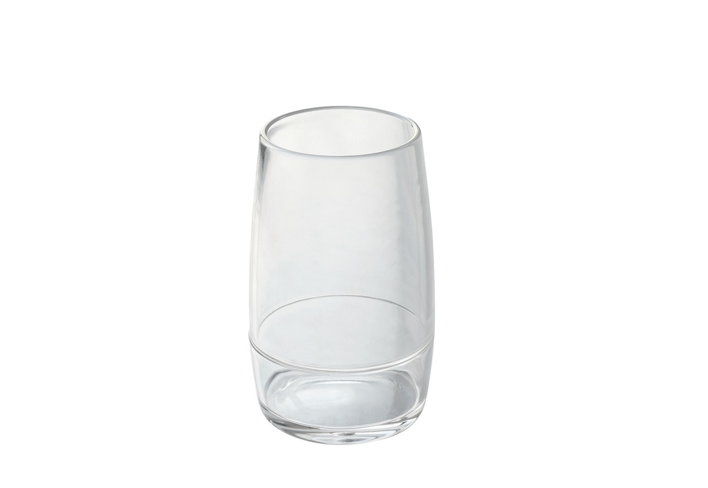 Vague Acrylic Transparent 6 Pieces Water Cup Set Plain Design