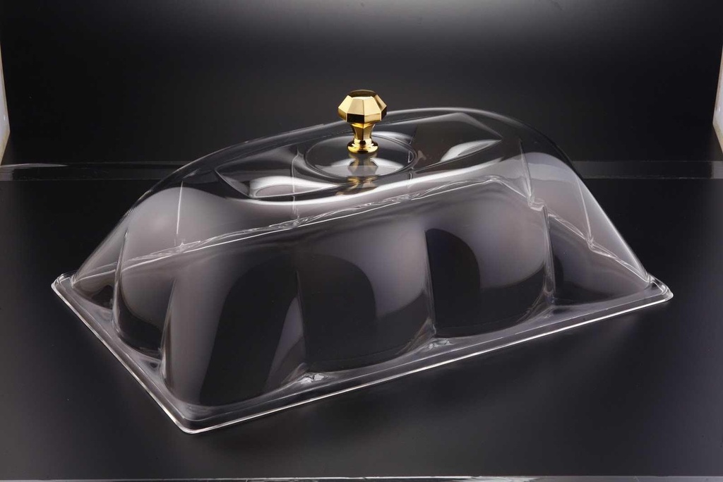 Vague Acrylic Reactangular Show Cover Clear 5 mm