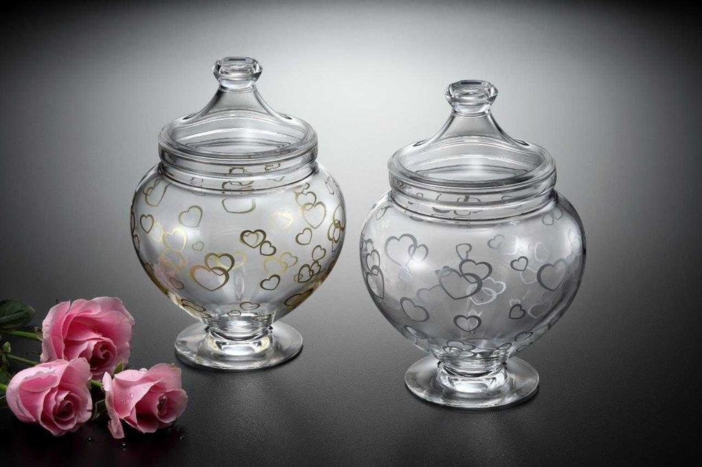 Vague Acrylic Belly Candy Box Small Golden Print