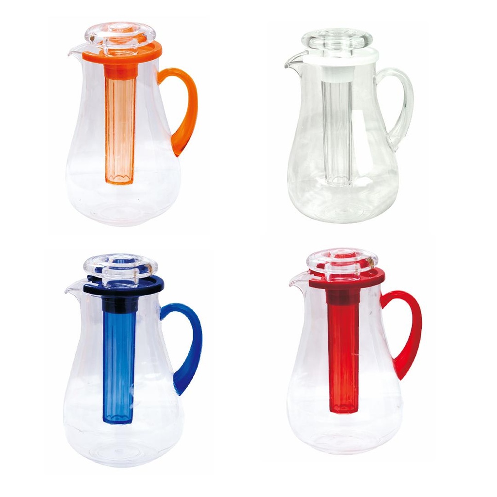 Acrylic Water Jug 2 Liter with Ice Tube