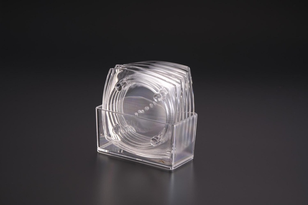 Vague Acrylic Clear Coaster 6 Pieces Set