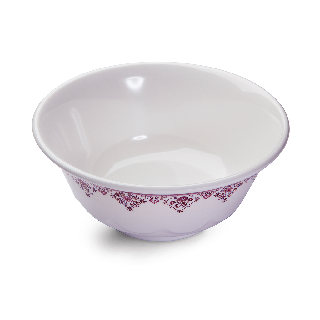 Vague Melamine Scollop Bowl  Dream 8"