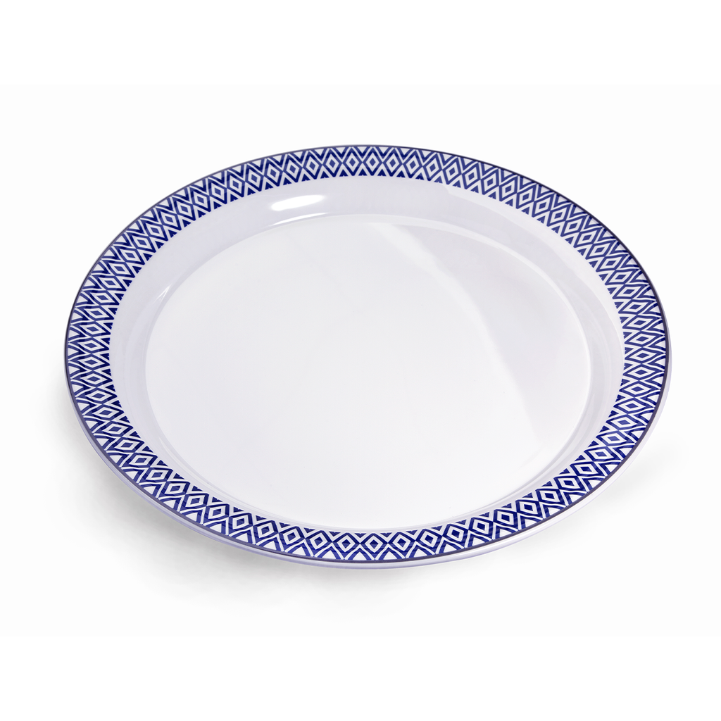 Vague Melamine Round Tray 14"