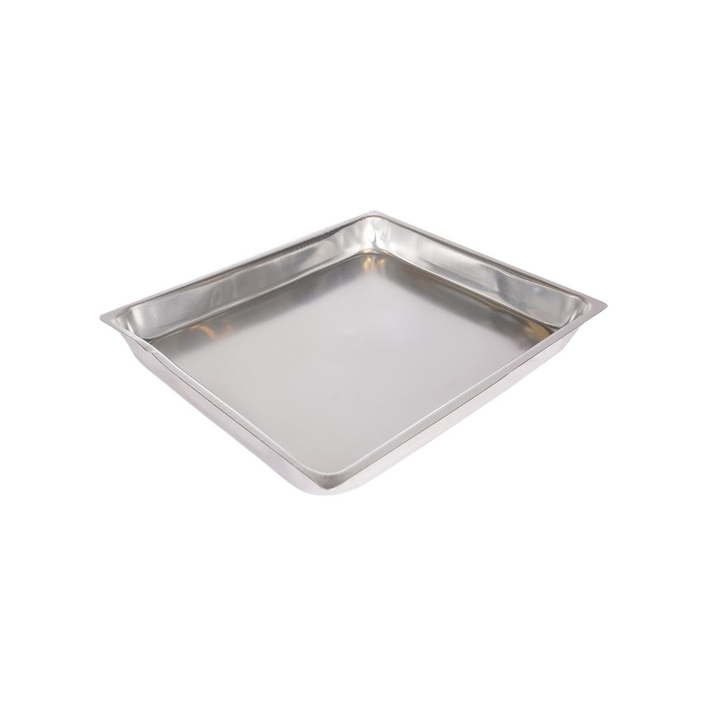 Vague Aluminum Rectangular Kunafa Tray 21 cm x 30 cm / 0.5 mm