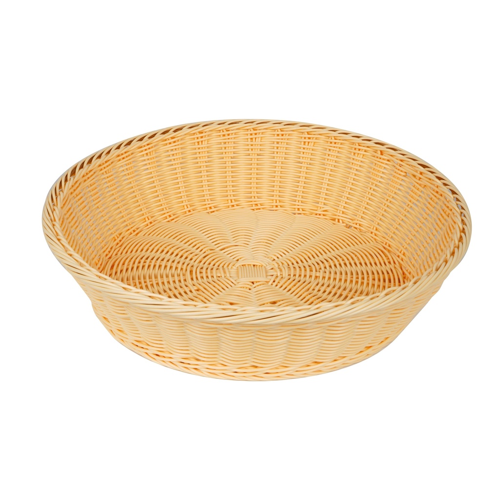 Vague Round Rattan Basket