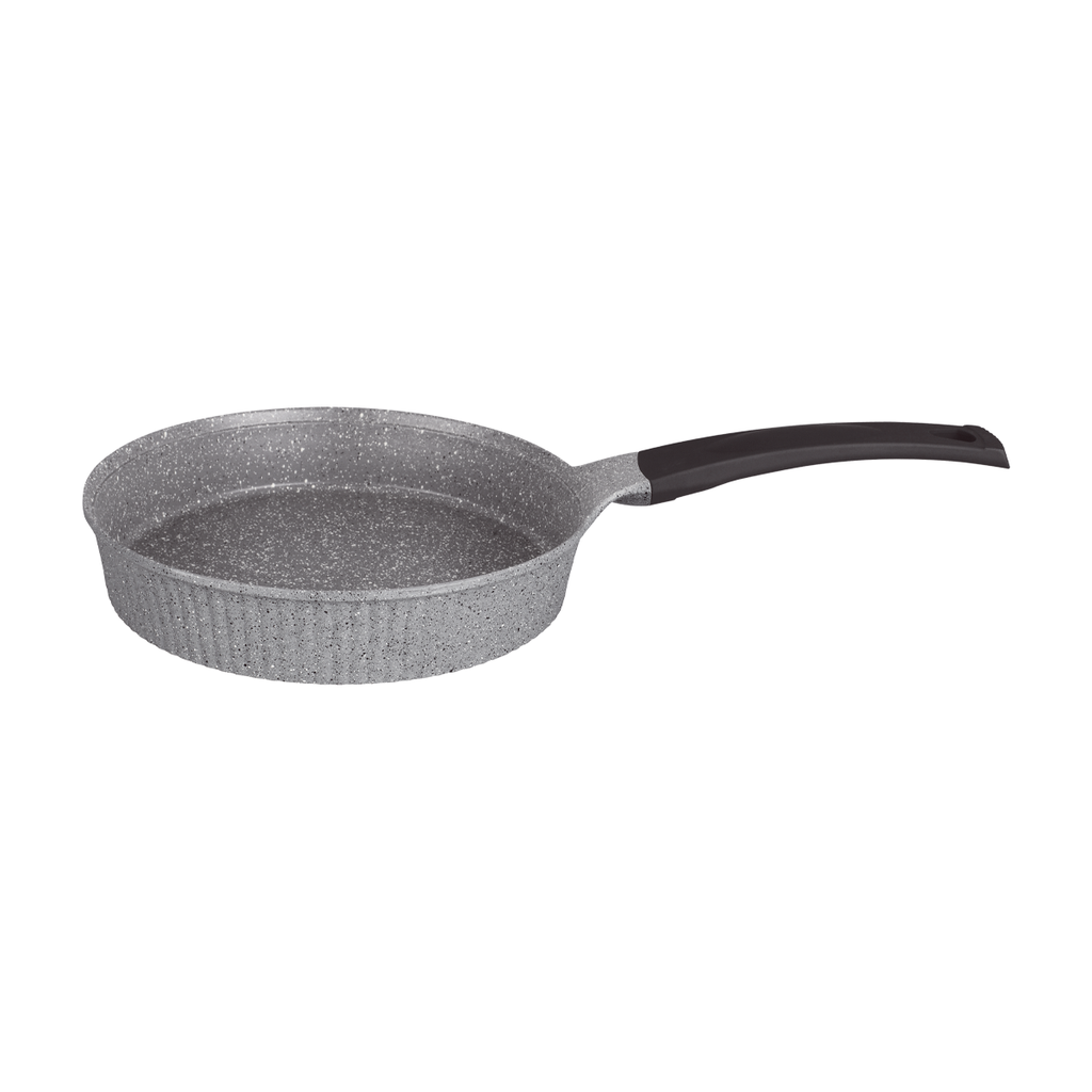 Vague Die Cast Aluminium Grey Fry Pan 24 cm