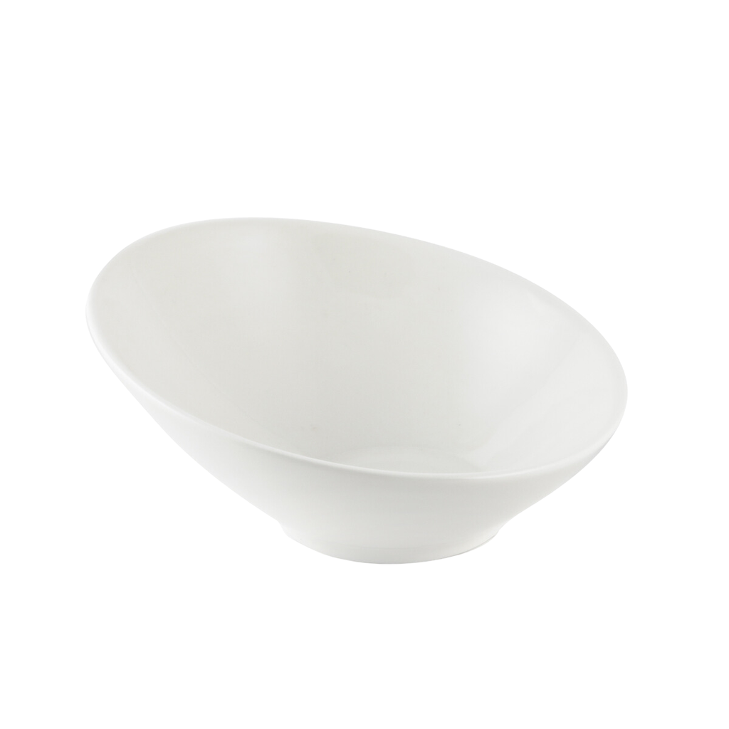 Porceletta Ivory Porcelain Slide Bowl 25.5 cm
