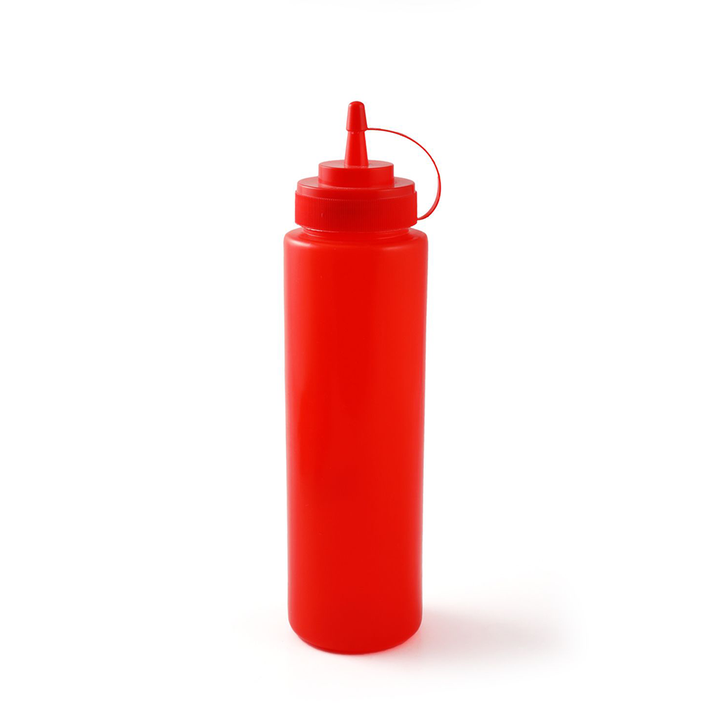 Red Plastic 710 ml Sqeezer