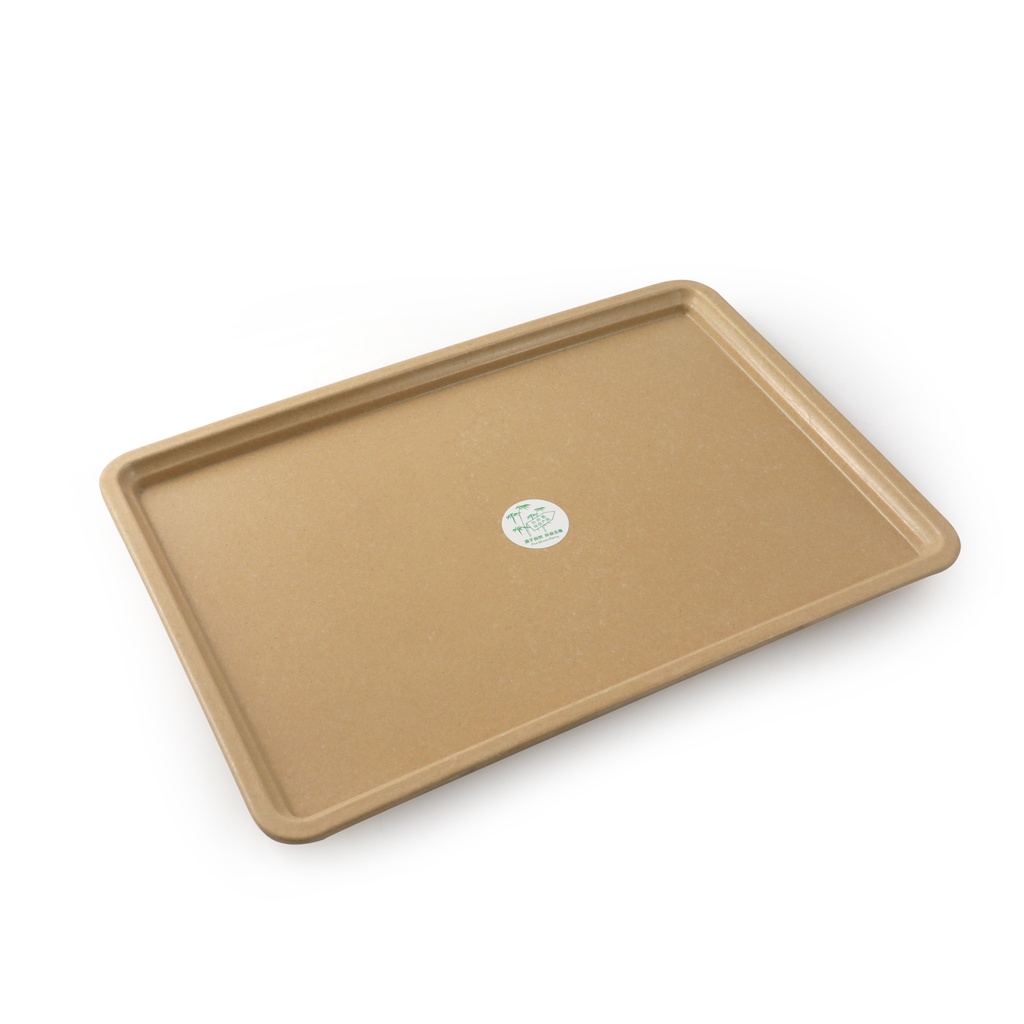 Fiber Rose Plastic Tray 33 cm