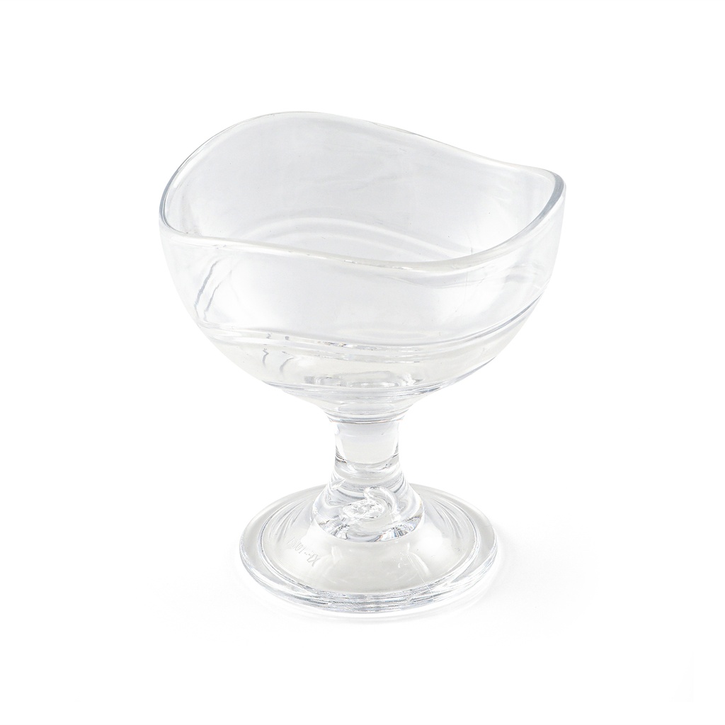 Transparent PC Ice Cream Cup 250 ml