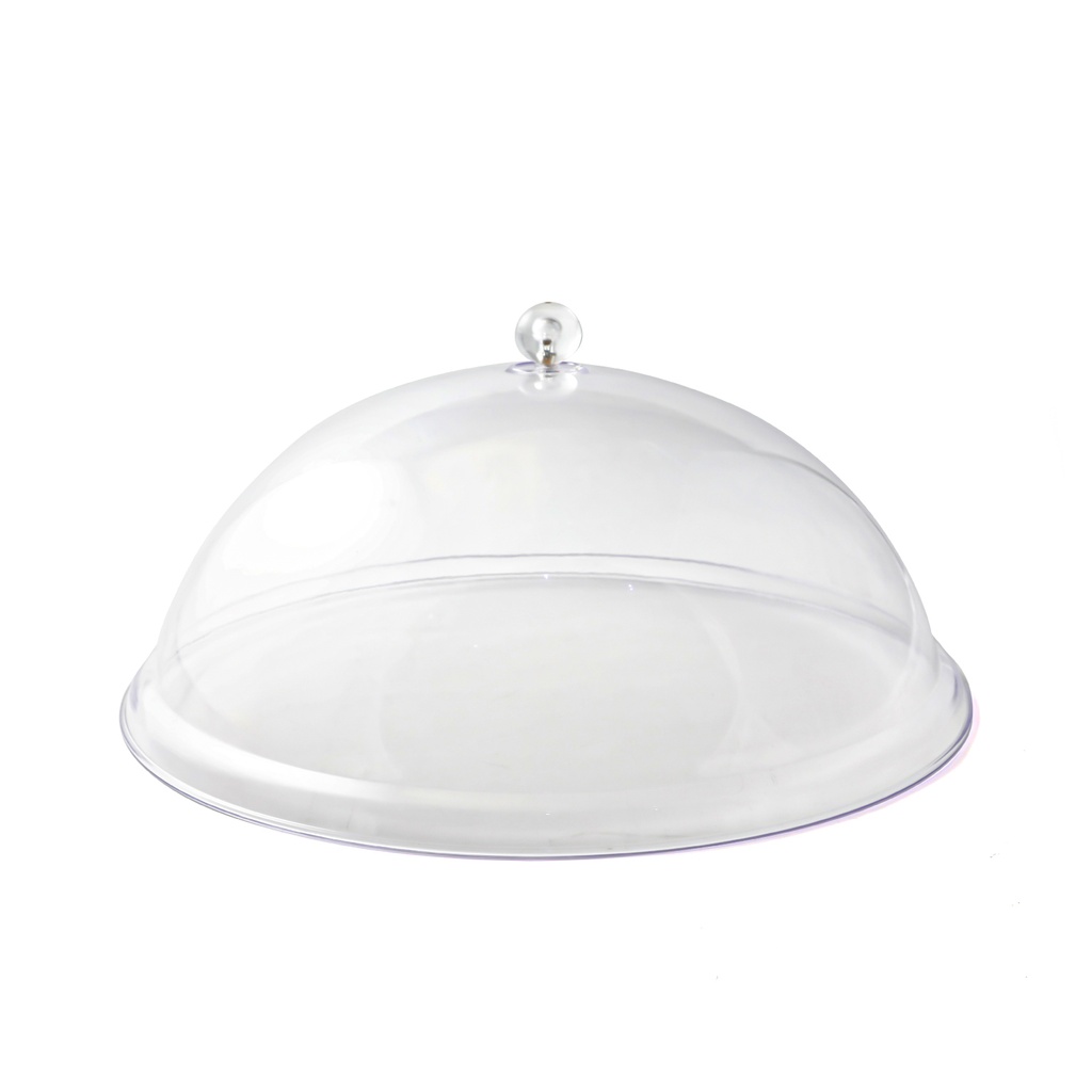 Transparent Plastic Round Cover Clear 12"