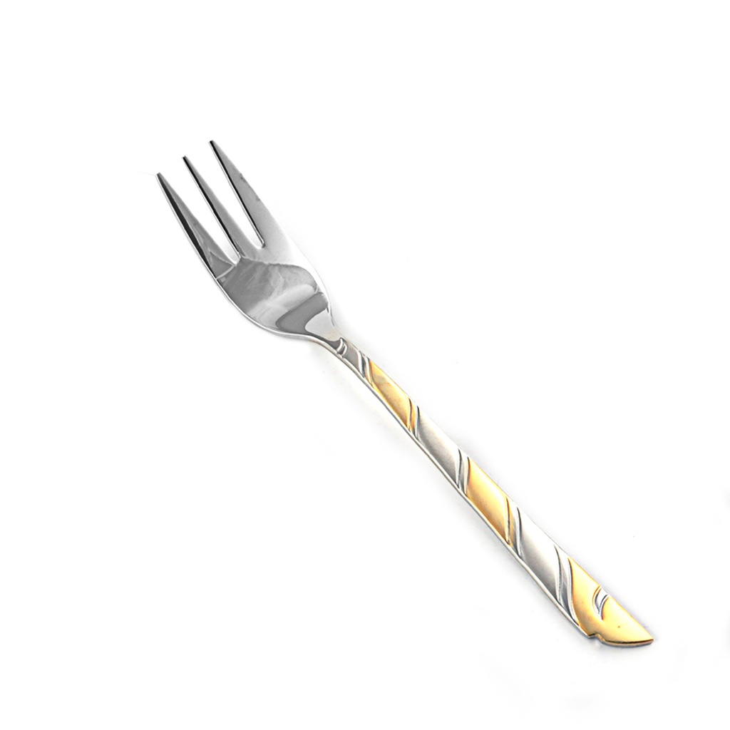 Stainless Steel Cake Fork Golden