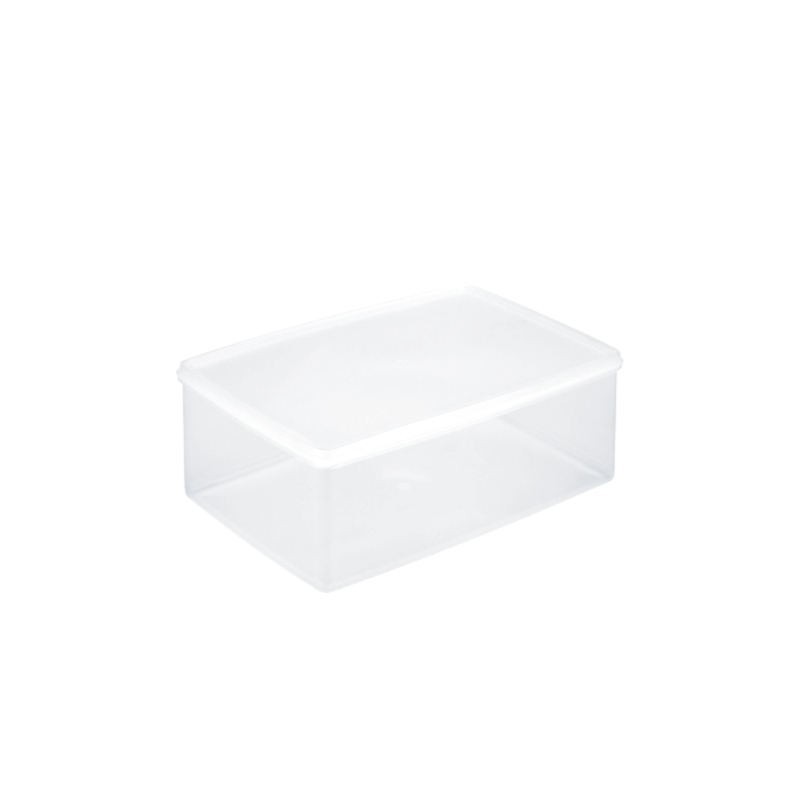 White Plastic Food Storage Box 1.75 Liter