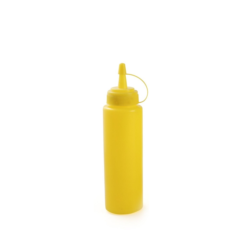 Plastic Squeezer Yellow 240 ml with Lid