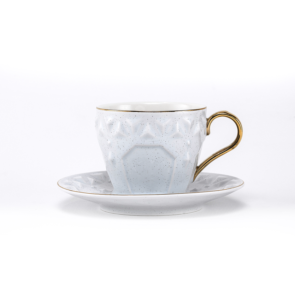 Decopor Azure 6/6 Milk cup and saucer 200 ml RS-2121