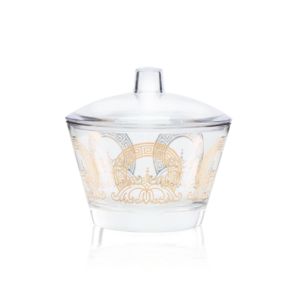 6+sugar glass and cover 2pcs athena / 43480