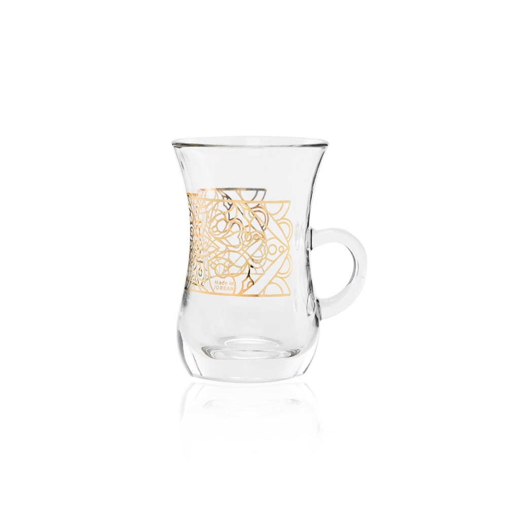 6pcs w handle tea tumbler / 43520