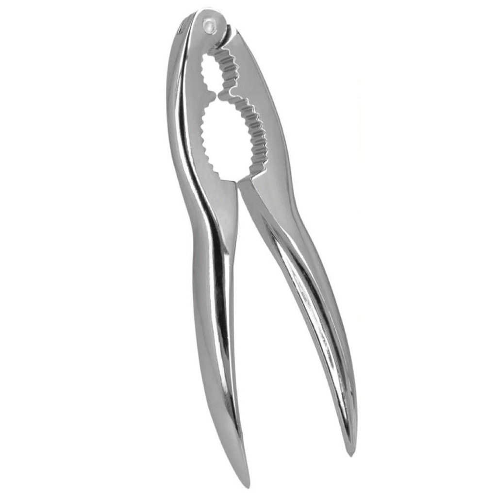 Metaltex Steel Chrome Plated Nut Cracker-Silver 6" / 250600
