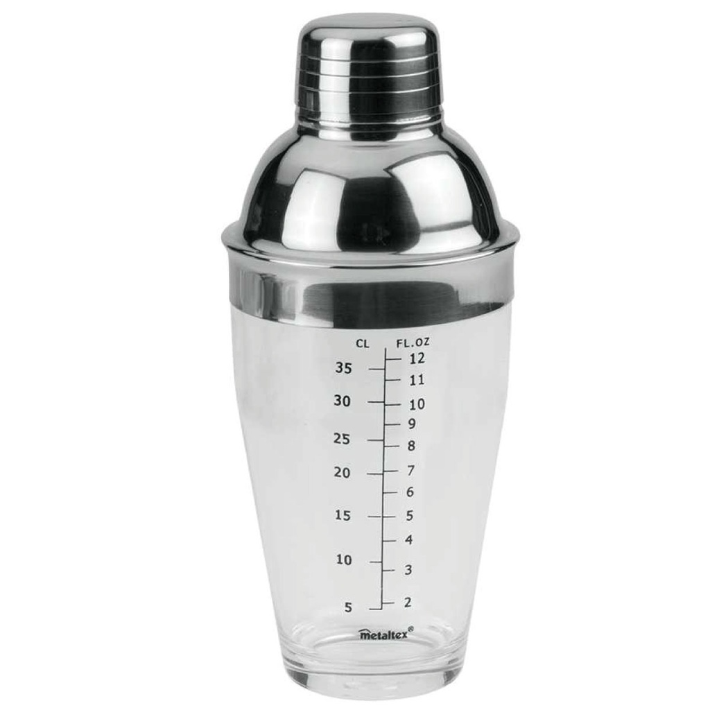 Metaltex Steel Classic Cocktail Shaker 6" / 253910