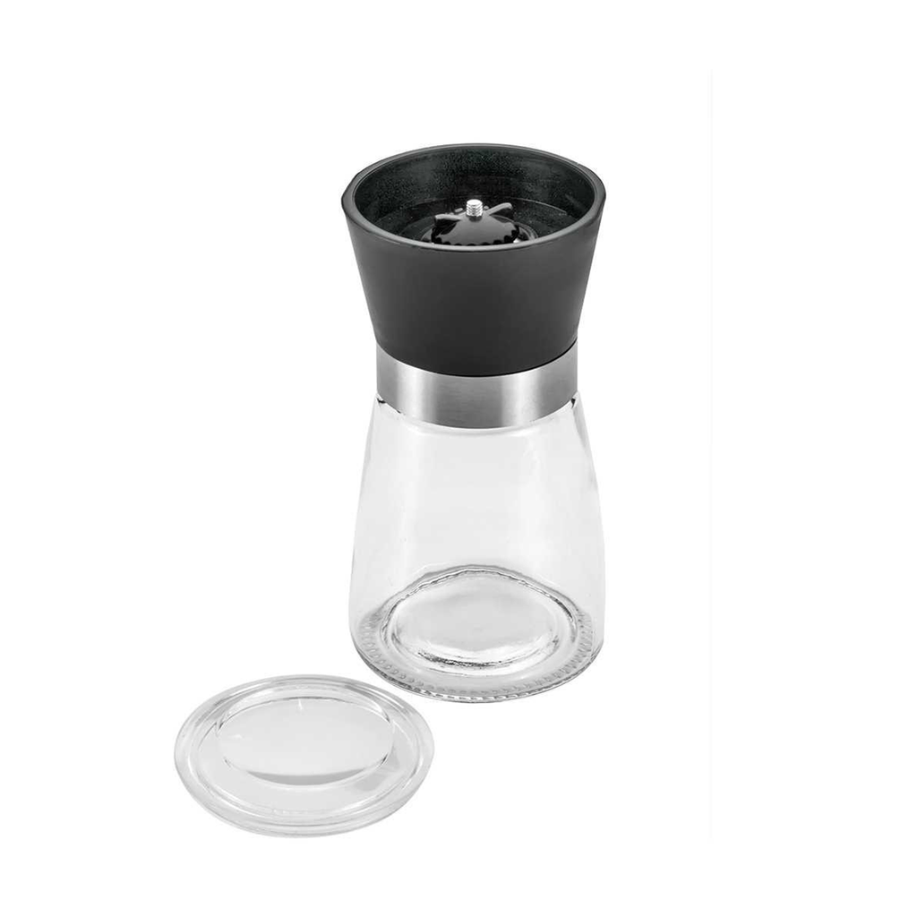 Metaltex Glass Salt and Pepper Mills Picante Black / 185626