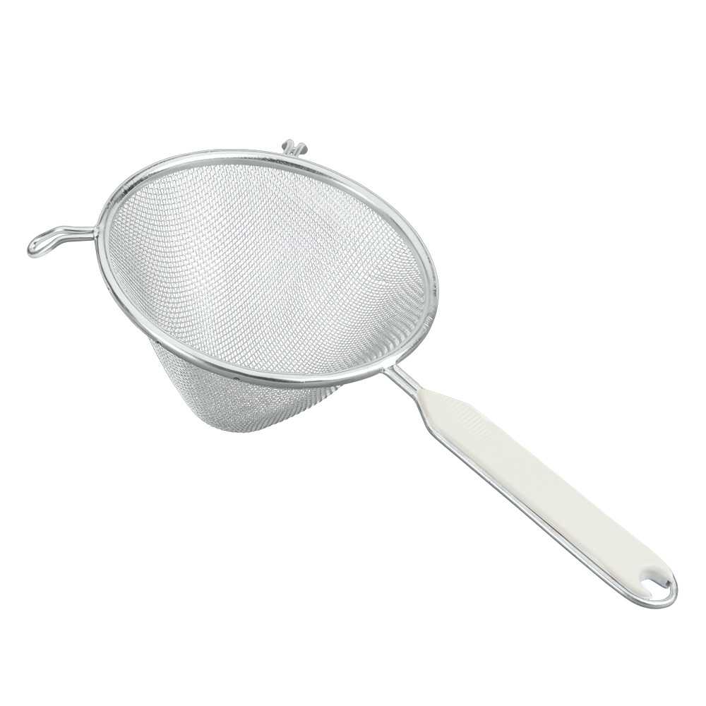 Metaltex Stainless Steel Conical Strainer Plastic Handle white Lab 10 cm / 113210