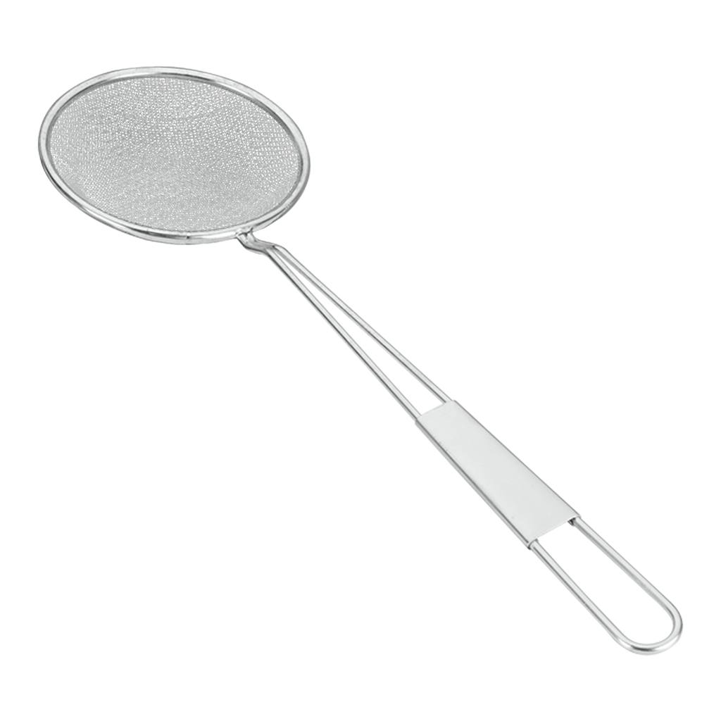 Metaltex Stainless Steel Tinned Double Mesh Skimmer 16 cm Silver / 603816