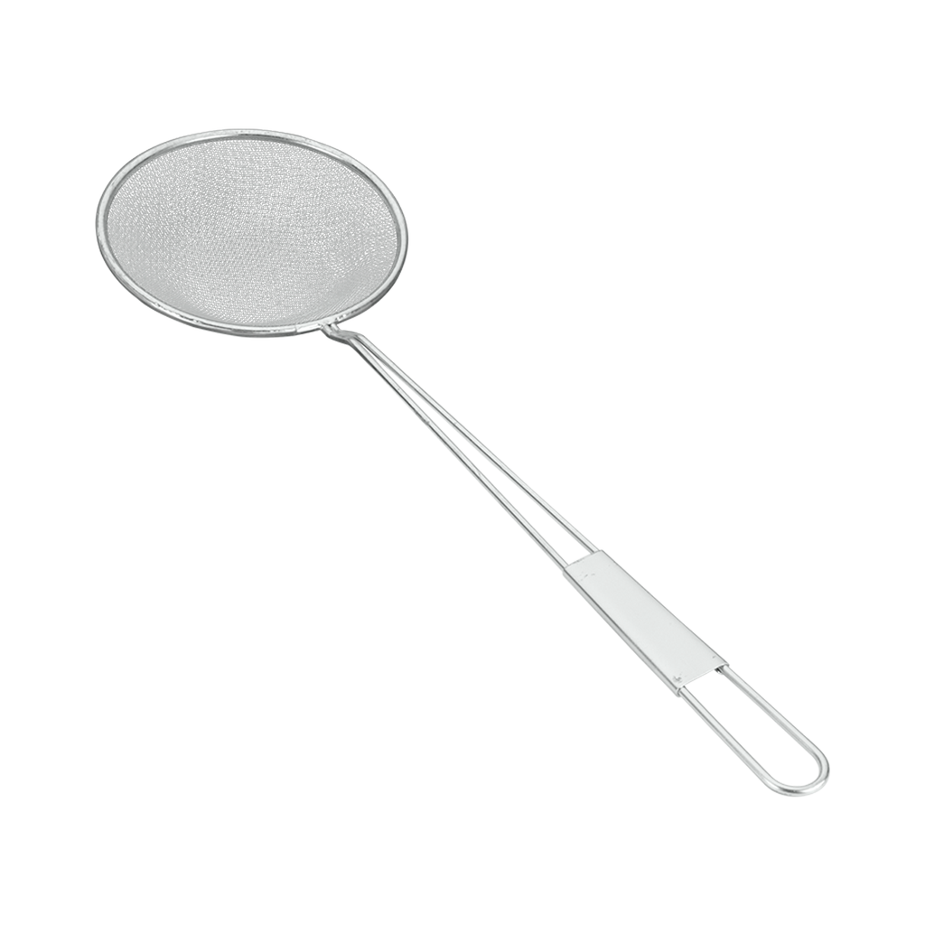 Metaltex Stainless Steel Tinned Double Mesh Skimmer 20 cm Silver / 603820