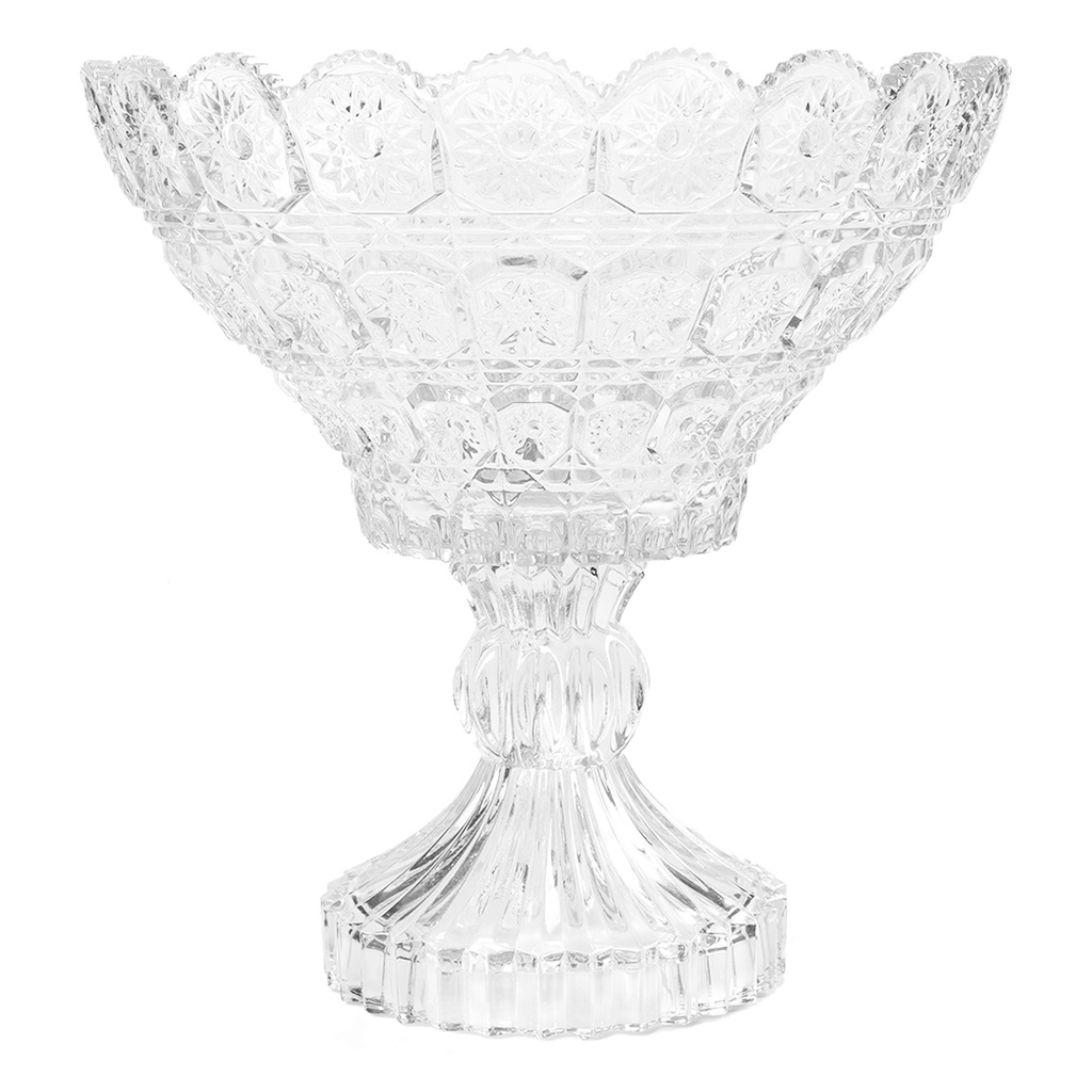 City Glass Bohemia Sakara Glass Fruit Bowl 23 cm