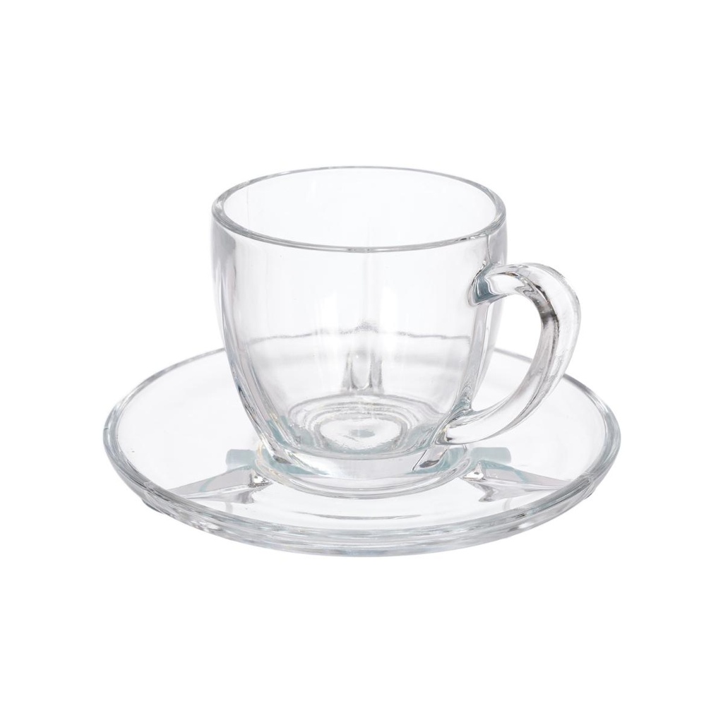 City Glass 3 Piece Lavi Mug 190 ml