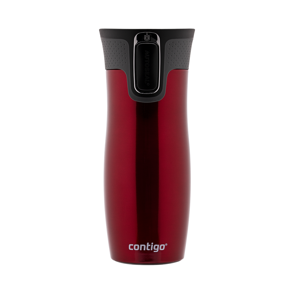 Contigo Red Autoseal West Loop Vacuum Insulated Stainless Steel Travel Mug 470 ml / 2095849