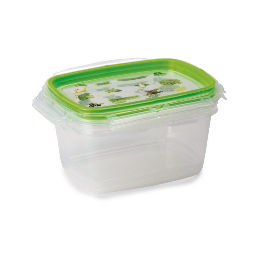 Snips 2 Pieces Snipslock Rectangular Containers 1.2 Liter Set / 000586