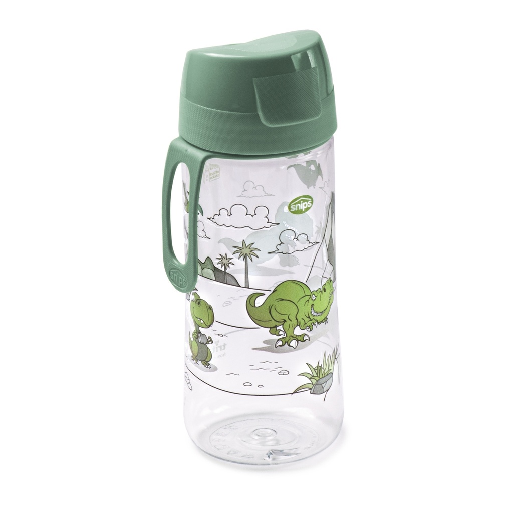 Snips Dinosaur Tritan Renew Decorated Water Bottle 500 ml / 000586