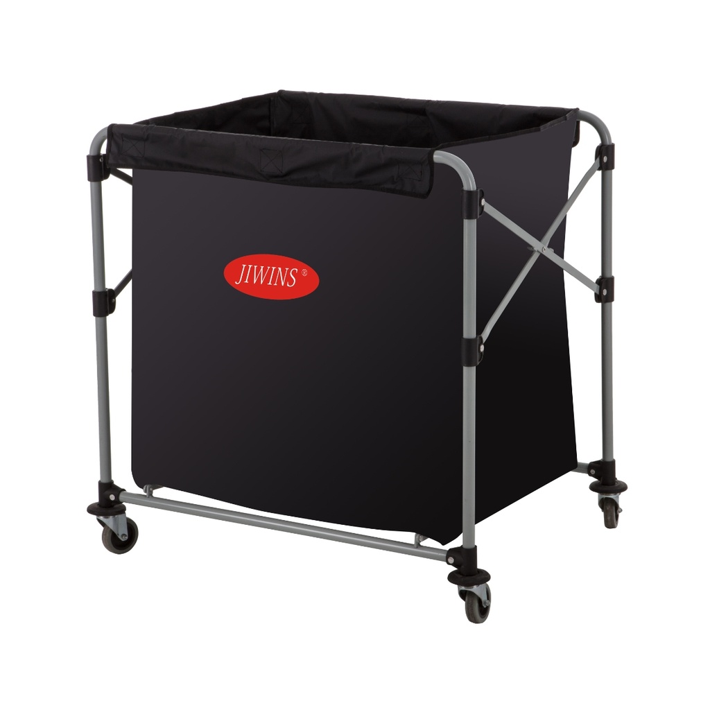 Jiwins 300 Liter Collapsible Laundry Cart Black / JW-XC300