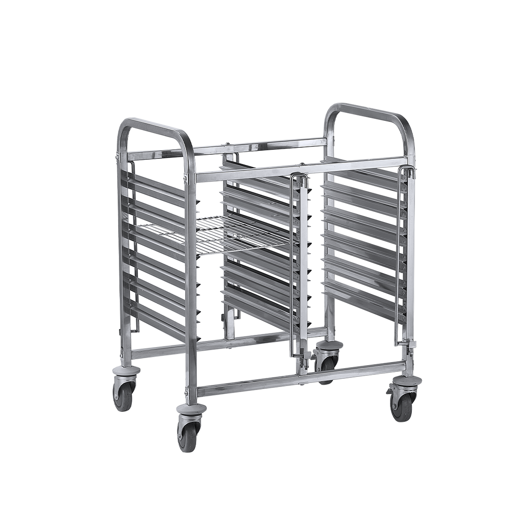 Jiwins 12 Piece 1/1 GN pans Dual rows trolley / JW-RK6-2