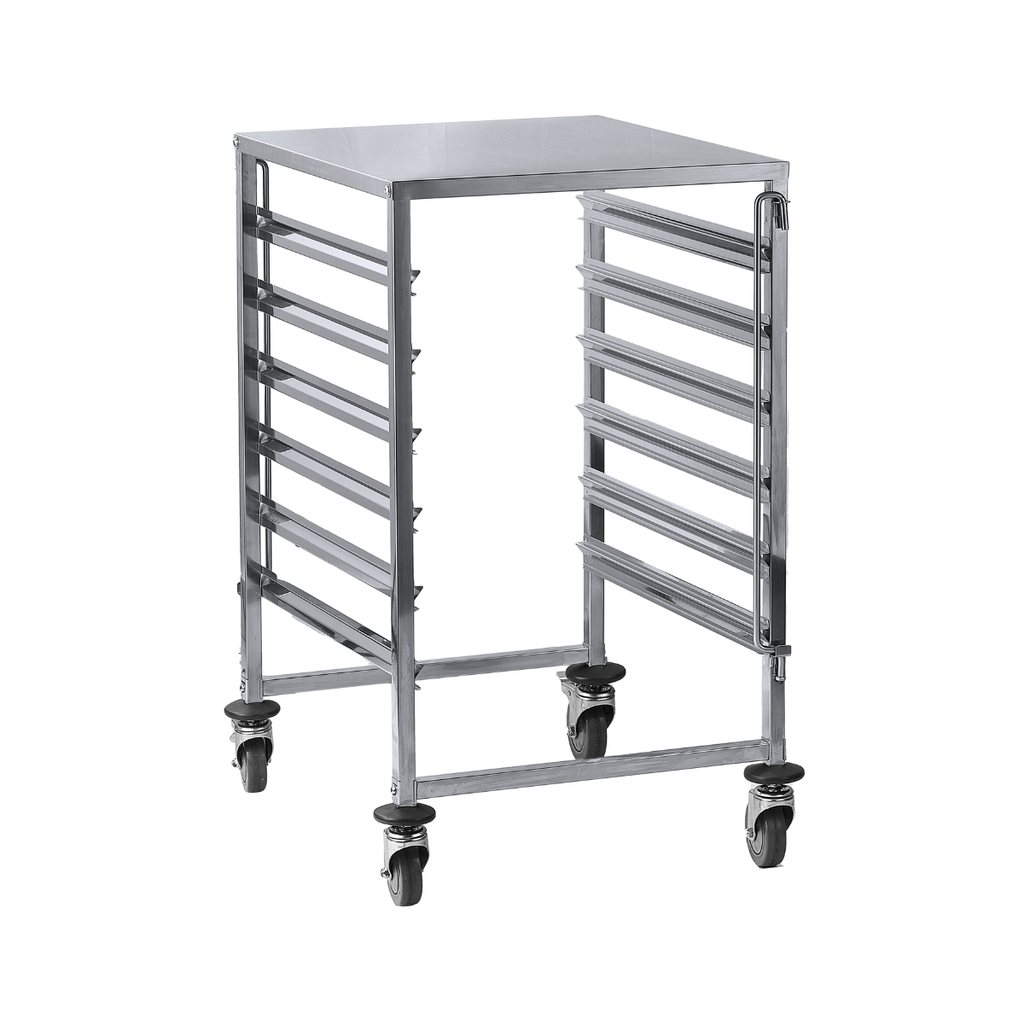 Jiwins 6 Pieces 2/1 GN pans Rack trolley w/ table top / JW-RKC12