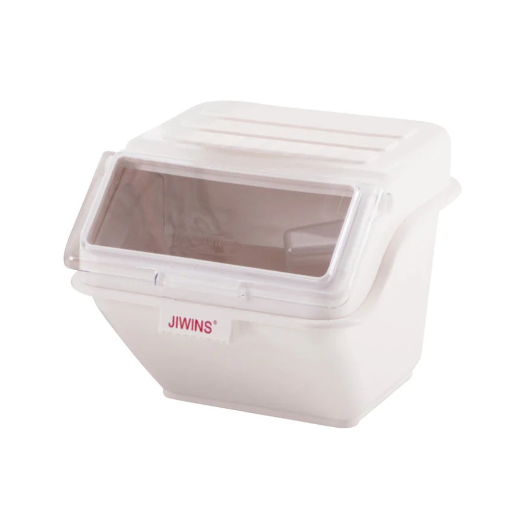Jiwins Plastic 40L Shelf Ingredient Bins White / JW-S40