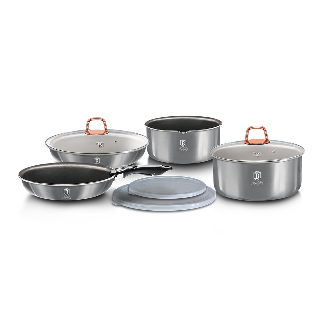 Berlinger Haus 9 Pieces Cookware Set Moonlight Collection / BH/7040
