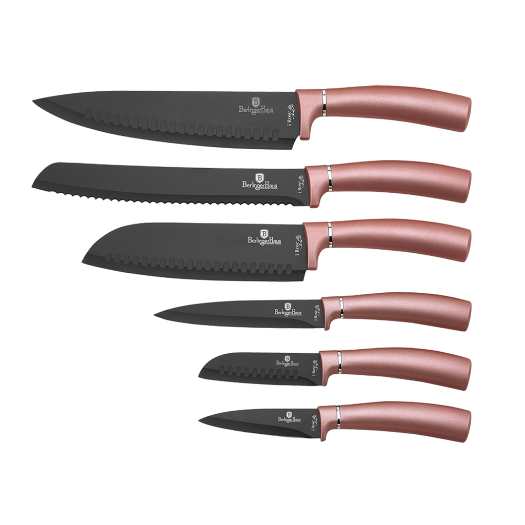 Berlinger Haus 6 Pieces Knife Set I-Rose Collection / BH/2557