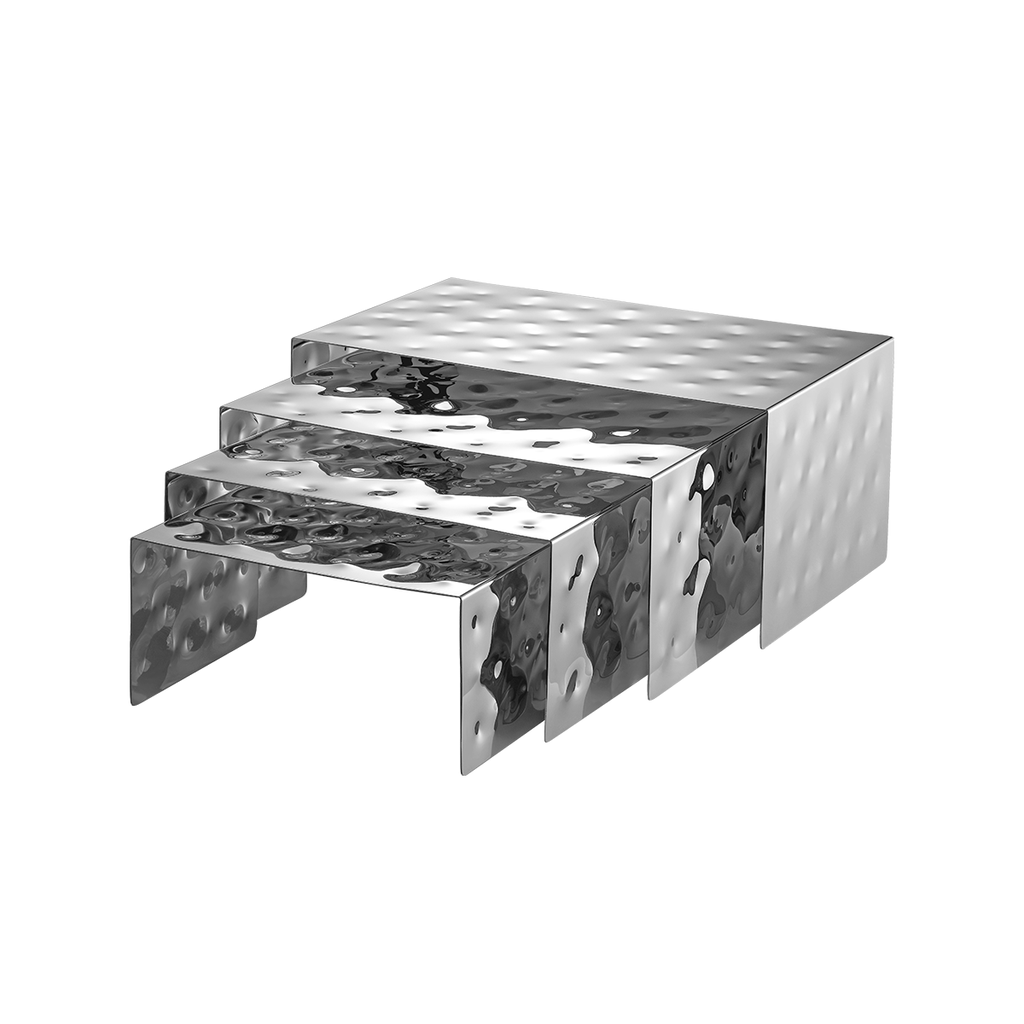 Sunnex M Display Riser Stainless Steel Ha mmered Finish / MJL162-M