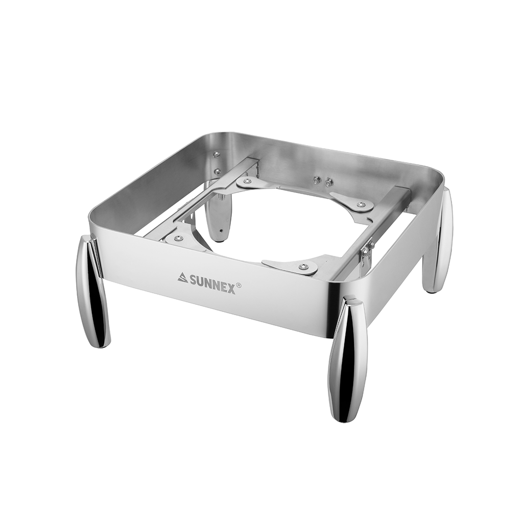 Sunnex Sicily Chafer Stainless Steel Base with Alloy Legs 2/3 Size / W17-2300B2