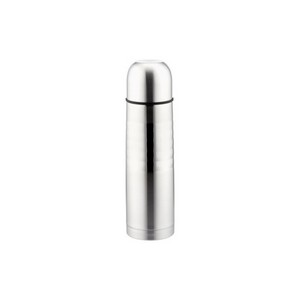Sunnex Stainless Steel Vacuum Flask, 1 Liter Ribbed Bullet Shape