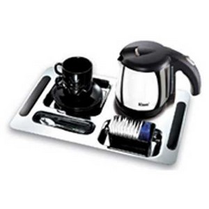 Kinox Stainless Steel Modern Hot Beverage Station (Small Tray) Black / 4120/20