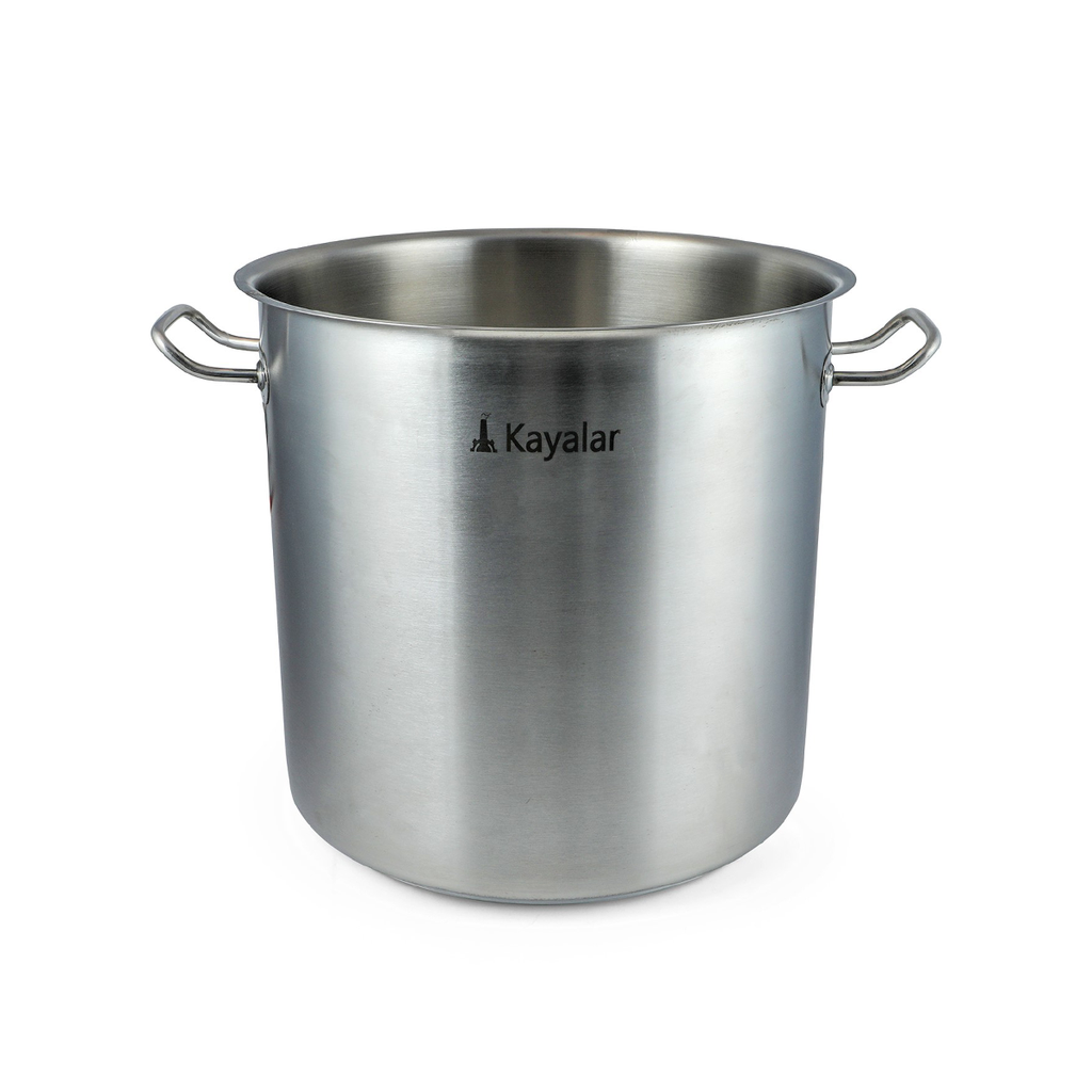 Kayalar Stainless Steel Stew Pot Deep with Out Lid 25 Liter / 152101306