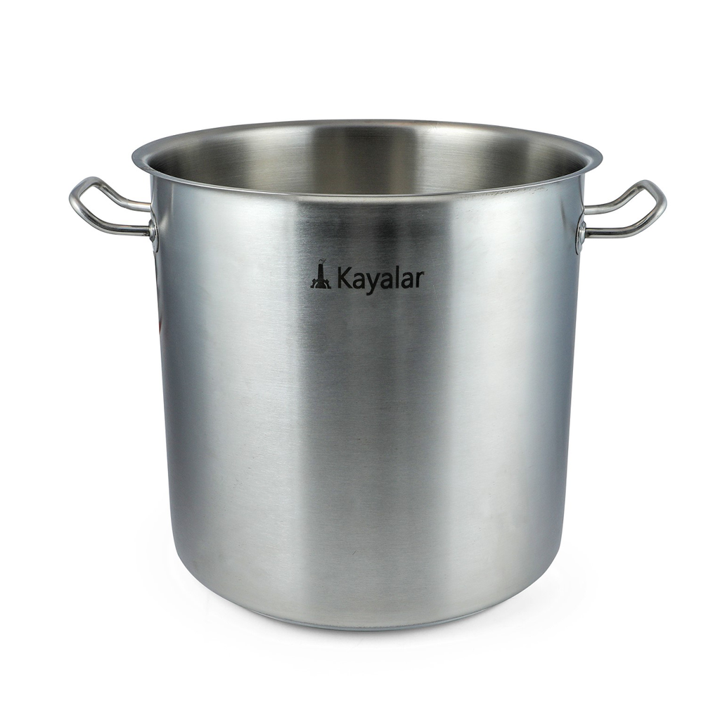 Kayalar Stainless Steel Stew Pot Deep with Out Lid 95 Liter / 152101326